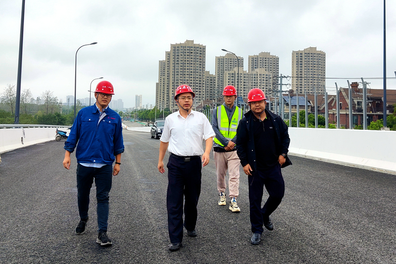 公司黨委書記、董事長錢申春調研西二環項目建設推進工作2