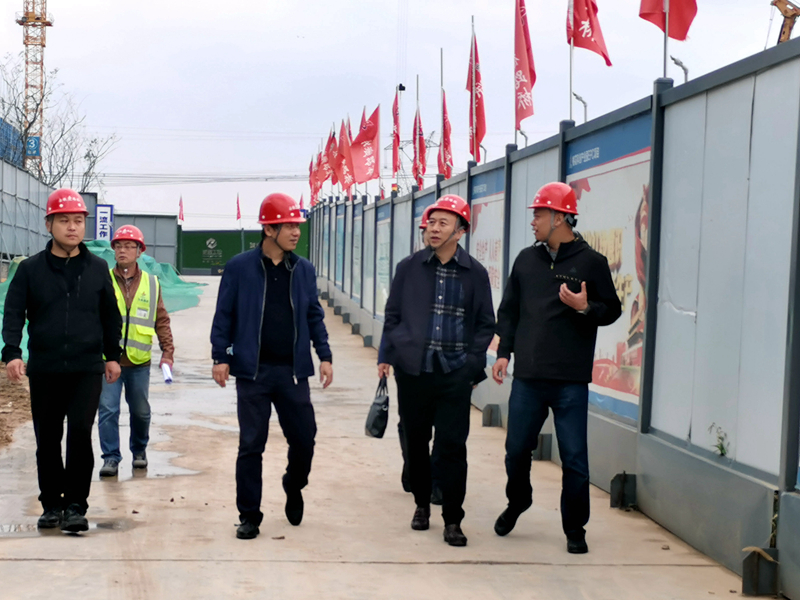 建工控股黨委委員、紀(jì)委書記、監(jiān)察專員王汪苗到桃花科創(chuàng)產(chǎn)業(yè)園項目調(diào)研督導(dǎo)工作3